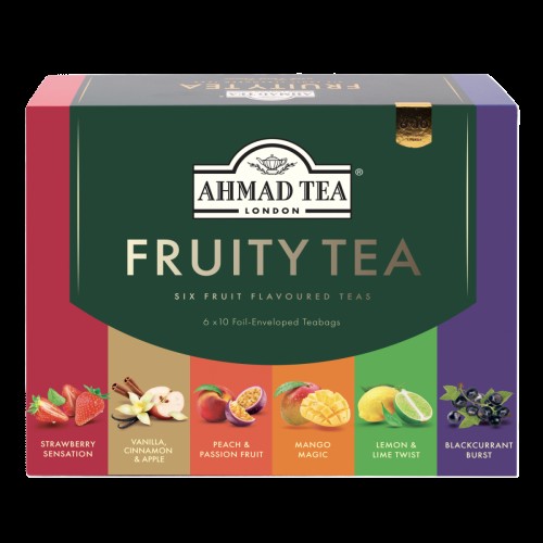 Набор чая Ahmad "Fruity tea" с фруктовыми кусочками 60gx2г